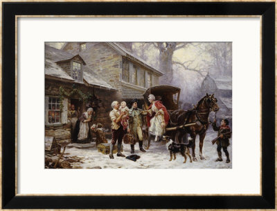 Home For Christmas, 1784 by Jean Louis Gerome Ferris Pricing Limited Edition Print image