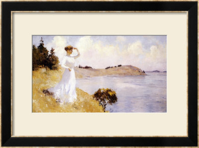 Eleanor On The Hilltop, 1912 by Frank Weston Benson Pricing Limited Edition Print image