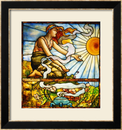 A Fine Leaded And Plate Glass Window, Circa 1895 by Tiffany Studios Pricing Limited Edition Print image