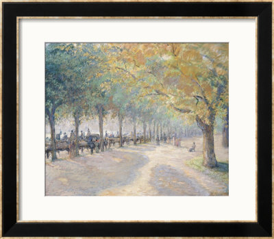 Hyde Park, London, 1890 by Camille Pissarro Pricing Limited Edition Print image
