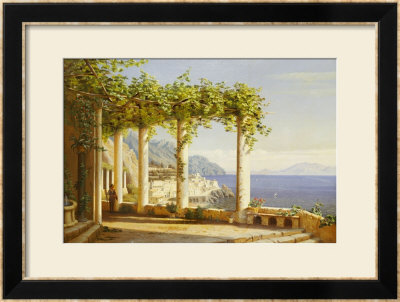 Amalfi Del Convento Dei Capuccini, 1880 by Eiler Rasmussen Eilersen Pricing Limited Edition Print image