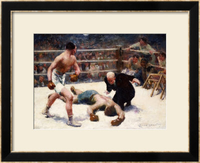 The Knock Out by Claude Charles Bourgonnier Pricing Limited Edition Print image