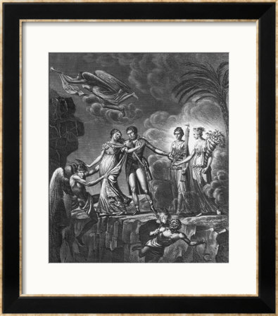Allegory Of The Good Government Of Napoleon Bonaparte (1769-1821) Le Soutien De La France Circa 180 by Alexis Chataigner Pricing Limited Edition Print image