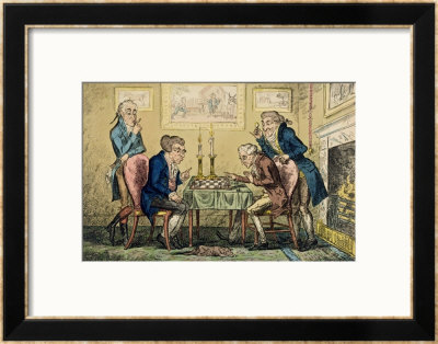 Game Of Chess, Published By H. Humphrey, London by George Cruikshank Pricing Limited Edition Print image