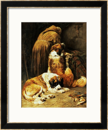 The Faith Of St. Bernard by John Emms Pricing Limited Edition Print image