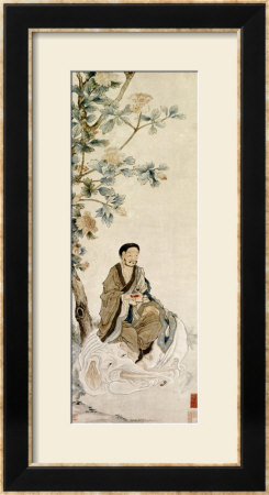 Bodhisattva Pu Xian Seated On A White Elephant by Luo Ping Pricing Limited Edition Print image