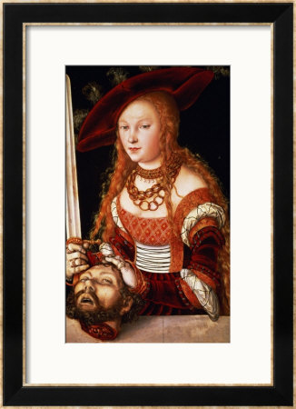 Judith With The Head Of Holofernes, Circa 1530 by Lucas Cranach The Elder Pricing Limited Edition Print image