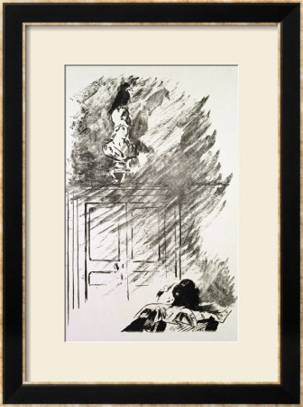 Illustration For The Raven, By Edgar Allen Poe, 1875 by Edouard Manet Pricing Limited Edition Print image