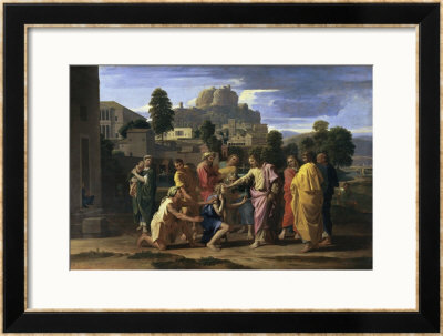 Christ Healing The Blind by Nicolas Poussin Pricing Limited Edition Print image