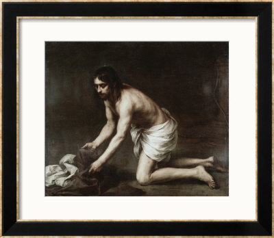 Christ After The Flagellation by Bartolome Esteban Murillo Pricing Limited Edition Print image