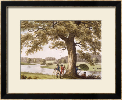Humphrey Repton Surveying With A Theodolite by Humphry Repton Pricing Limited Edition Print image