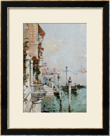 The Grand Canal, Venice by Franz Richard Unterberger Pricing Limited Edition Print image