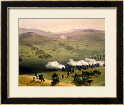 Charge Of The Light Cavalry Brigade, October 25Th 1854, Detail Of Artillery by William Simpson Pricing Limited Edition Print image