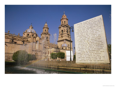 Cathedral Of Morelia, Mexicop; Morelia, The Capital Of Michoacan, Is A Colonial City Founded In 151 by Gina Martin Pricing Limited Edition Print image
