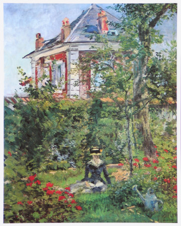 In The Garden Of The Villa Bellevue, 1880 by Édouard Manet Pricing Limited Edition Print image
