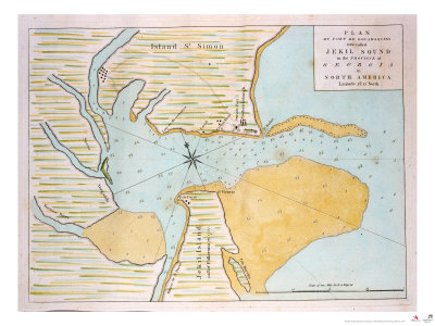North Carolina, Cape Fear Harbour 1773, Factice Atlas, London by Captain Joseph Smith Speer Pricing Limited Edition Print image