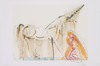 La Licorne, 1983 by Salvador Dalí Pricing Limited Edition Print image