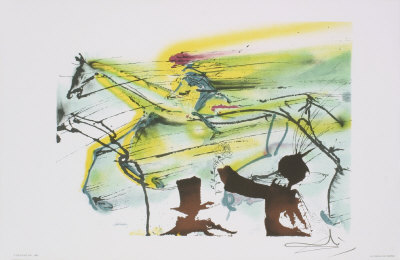 Le Cheval De Course, 1983 by Salvador Dali Pricing Limited Edition Print image