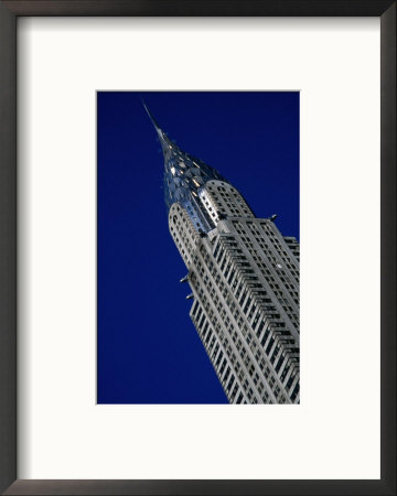 Top Of Chrysler Building, New York City, Usa by Neil Setchfield Pricing Limited Edition Print image