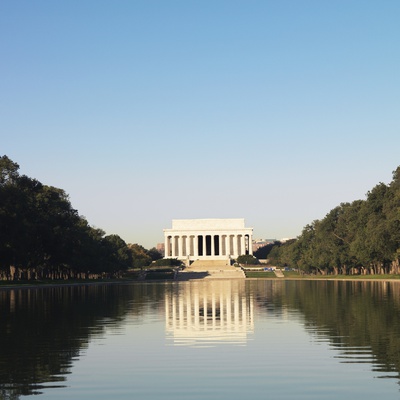 Lincoln Memorial And Reflecting Pool by Ron Chapple Pricing Limited Edition Print image