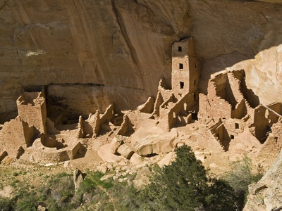 Square Tower House Ruin, Mesa Verde National Park, Cortez, Colorado by Emily Riddell Pricing Limited Edition Print image
