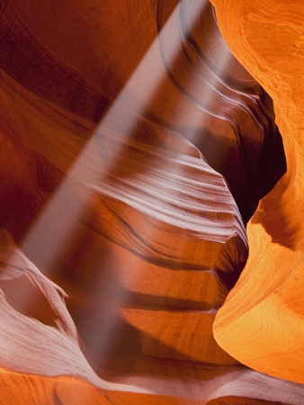 Usa Arizona Upper Antelope Canyon Sunbeams by Fotofeeling Pricing Limited Edition Print image