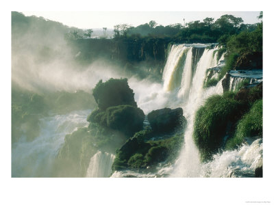 Iguassu Falls, Early Light, South America by Mary Plage Pricing Limited Edition Print image