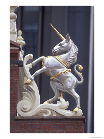 Old State House Unicorn, Boston, Massachusetts, Usa by Rob Tilley Pricing Limited Edition Print image