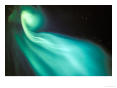 Curtains Of Green Aurora In The Northern Sky, Arctic Coastal Plain, Alaska, Usa by Hugh Rose Pricing Limited Edition Print image