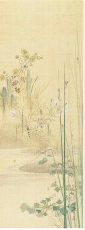 Stream, Grasses And Flower Plants by Shibata Zeshin Pricing Limited Edition Print image