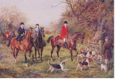 Going To Cover (Man With Red Jacket) by Heywood Hardy Pricing Limited Edition Print image