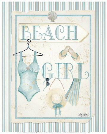 Beach Girl by Kathy Hatch Pricing Limited Edition Print image