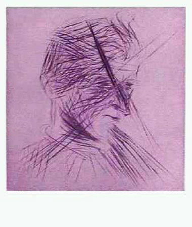 Portrait De Samuel Beckett by Jean Messagier Pricing Limited Edition Print image