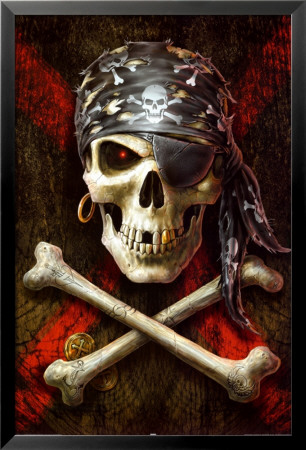 Pirate Skull by Anne Stokes Pricing Limited Edition Print image