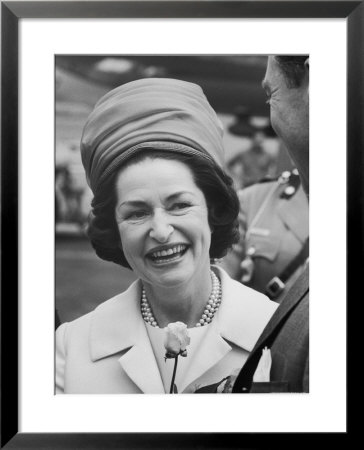 Lady Bird Johnson by Walter Bennett Pricing Limited Edition Print image