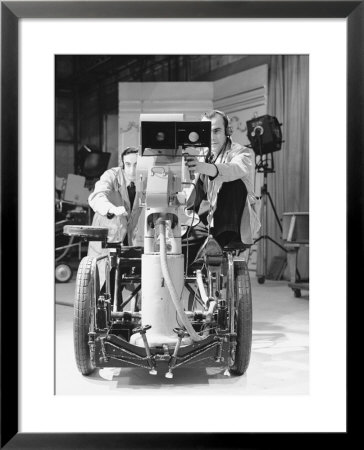 Bbc Camera Crew Moving In For A Close Up by William Vandivert Pricing Limited Edition Print image