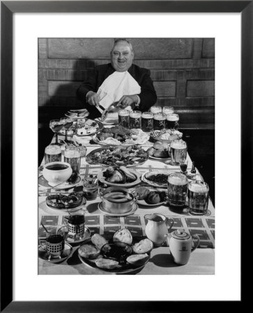 Carpenter George Boehler Eating Each Of His Six Meals A Day by Frank Scherschel Pricing Limited Edition Print image