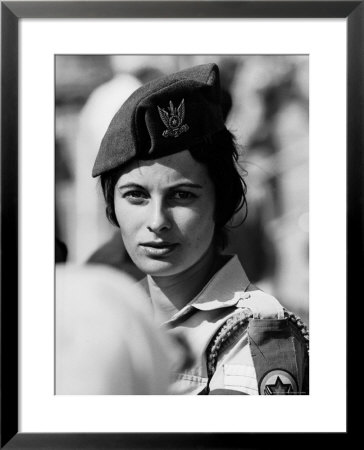 Female Israeli Soldier, Berlin Born Ruth Leiber Was A Nazi Era Refugee by Paul Schutzer Pricing Limited Edition Print image