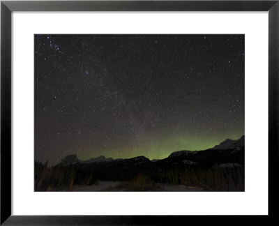 Quadrantid Meteor Shower, Milky Way And Aurora by Stocktrek Images Pricing Limited Edition Print image