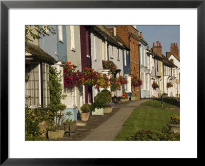 Row Of Pastel Coloured Country Cottages, Alresford, Hampshire, England, United Kingdom, Europe by James Emmerson Pricing Limited Edition Print image