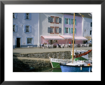 Port Sauzon, Belle Ile En Mer, Breton Islands, Morbihan, Brittany, France by Bruno Barbier Pricing Limited Edition Print image