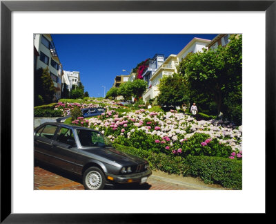 Lombard Street The Crookedest Street In The World, San Franscisco, Califonia, Usa by Fraser Hall Pricing Limited Edition Print image