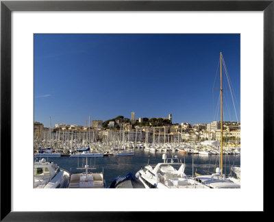 Old City And Tourist Harbour, Cannes, Alpes-Maritimes, Cote D'azur, French Riviera, France by Sergio Pitamitz Pricing Limited Edition Print image