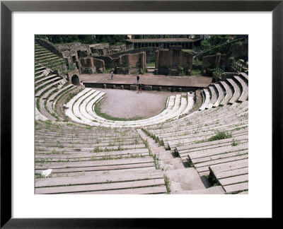 The Great Theatre, Pompeii, Unesco World Heritage Site, Campania, Italy by Christina Gascoigne Pricing Limited Edition Print image