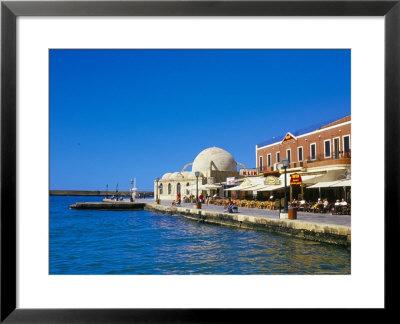 Hania (Chania) Seafront And Harbour, Hania, Island Of Crete, Greece, Mediterranean by Marco Simoni Pricing Limited Edition Print image