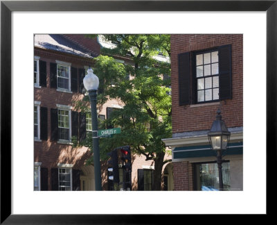 Charles Street, Beacon Hill, Boston, Massachusetts, Usa by Amanda Hall Pricing Limited Edition Print image