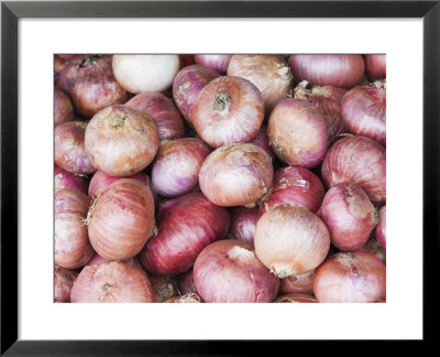 Onions On A Market Stall by Amanda Hall Pricing Limited Edition Print image