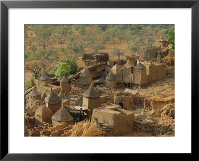 Mud Village, Sanga Region, Dogon, Mali, Africa by Bruno Morandi Pricing Limited Edition Print image