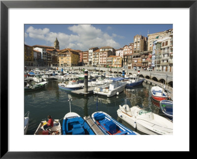 Old Town Harbour, Bermeo, Euskadi (Basque Country) (Pais Vasco), Spain, Europe by Chris Kober Pricing Limited Edition Print image
