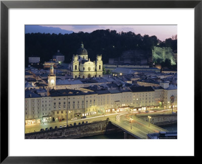 Twilight, Salzburg, Salzburgland, Austria, Europe by Chris Kober Pricing Limited Edition Print image